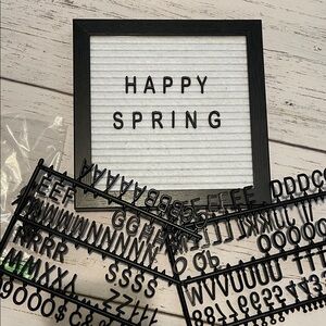 Black Letter Board with Letters